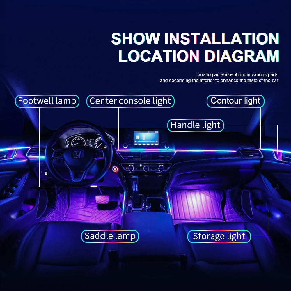 Led Car Ambient Lights