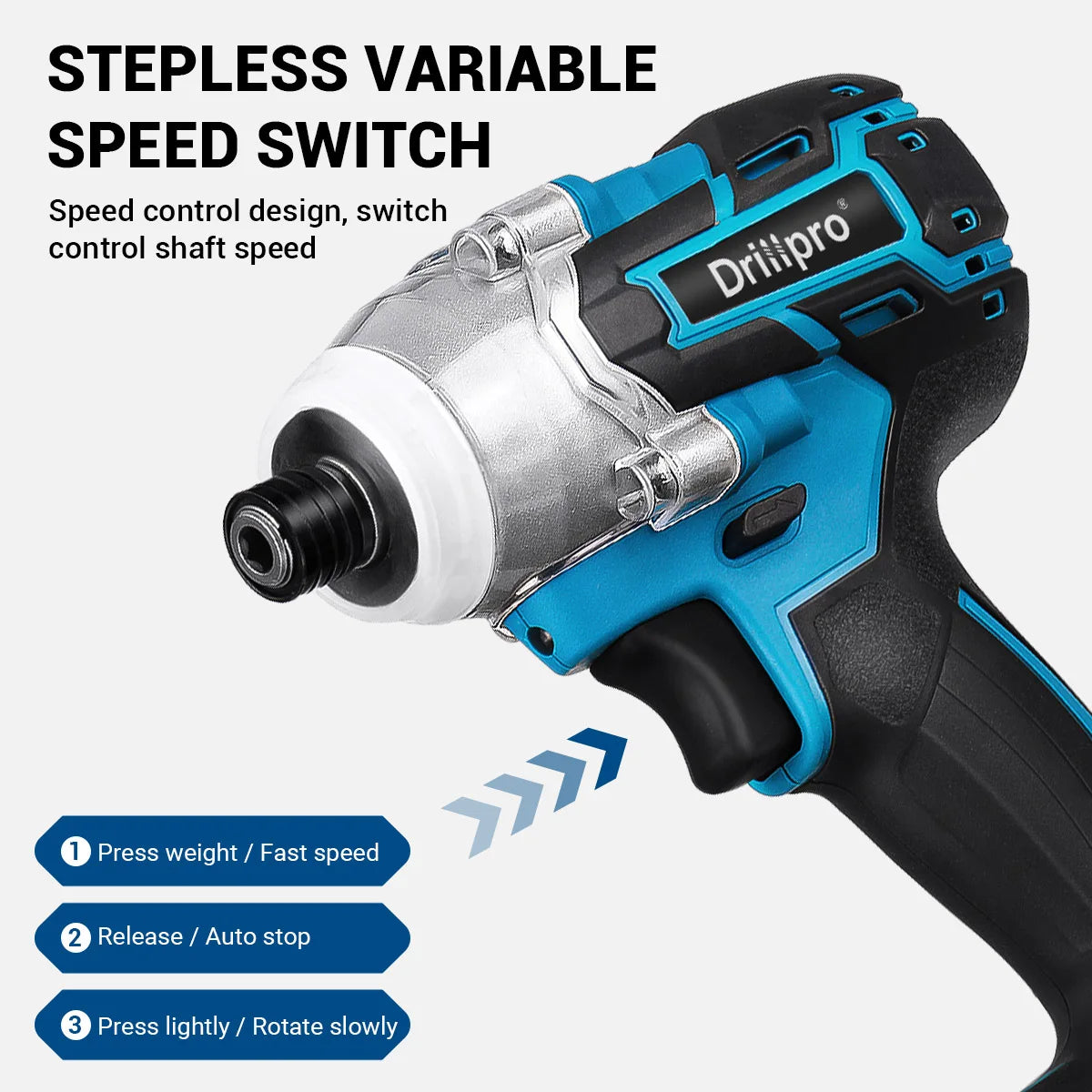 Drillpro Cordless Electric Screwdriver