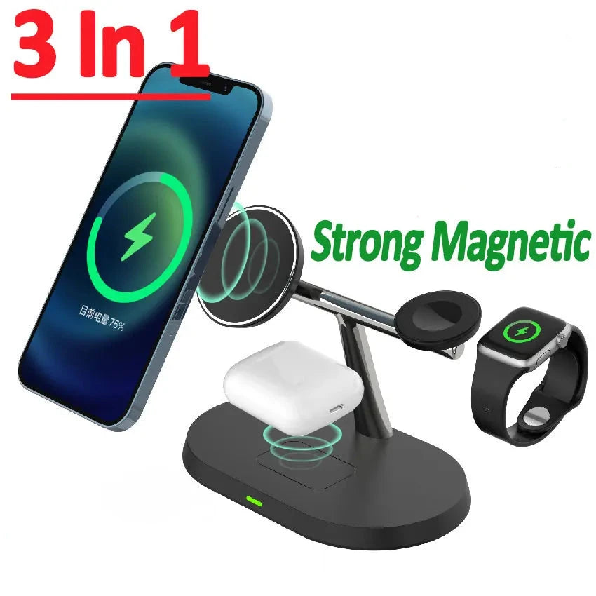 3 in 1 magnetic wireless charger