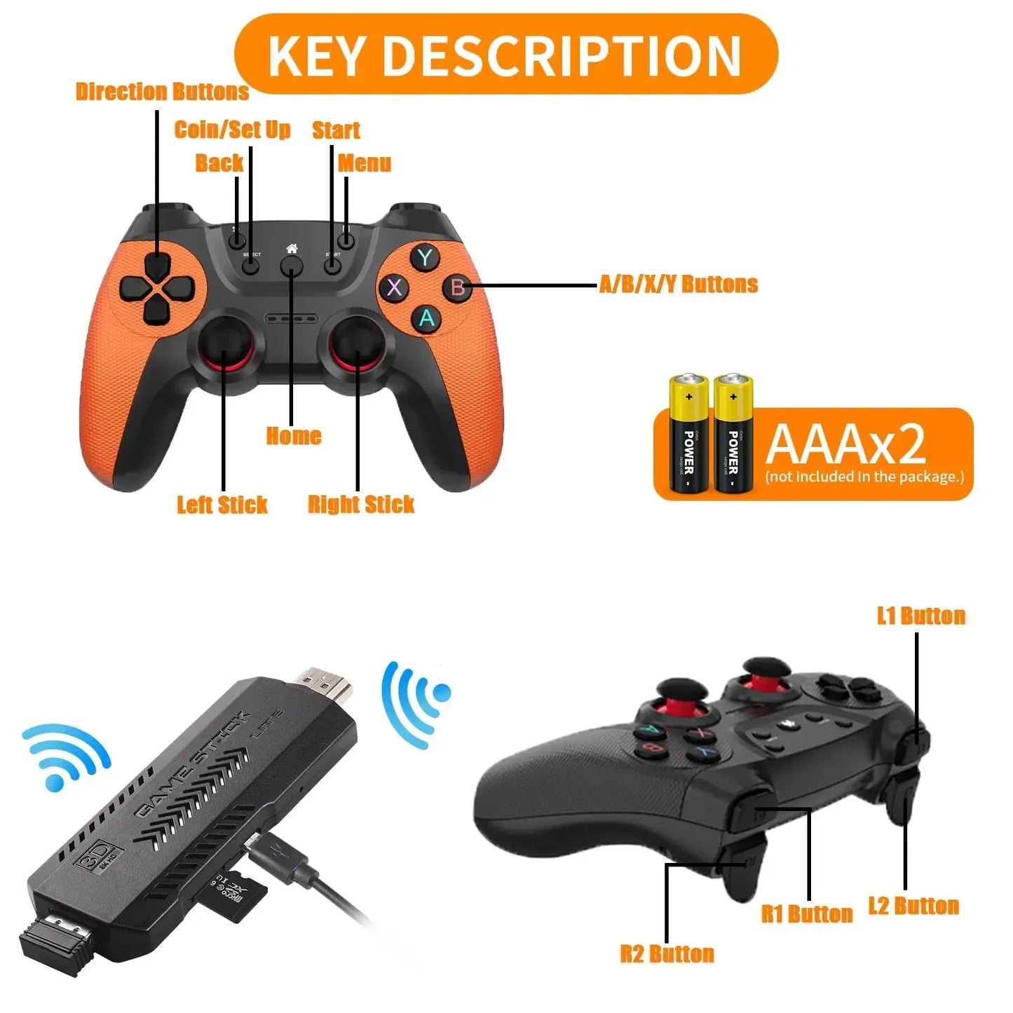 video game console wireless controller